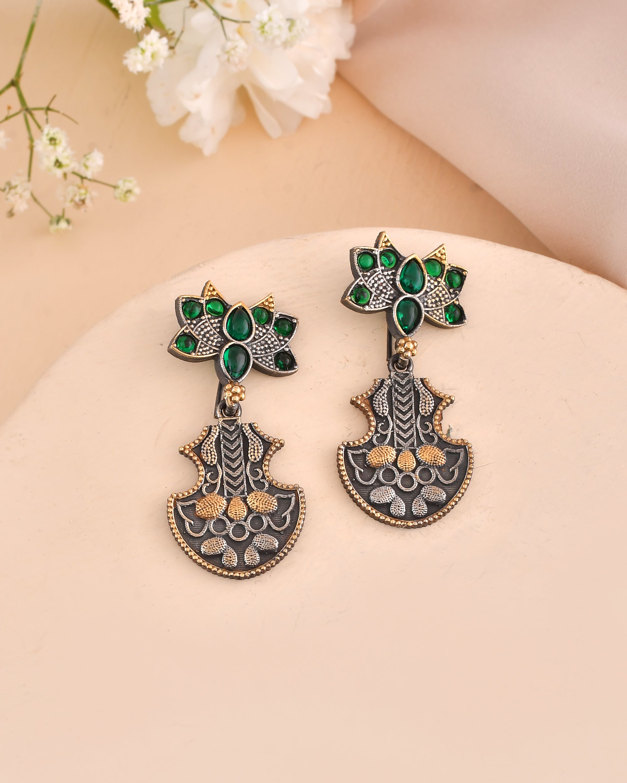 Sacred Cow Dandiya Necklace Set